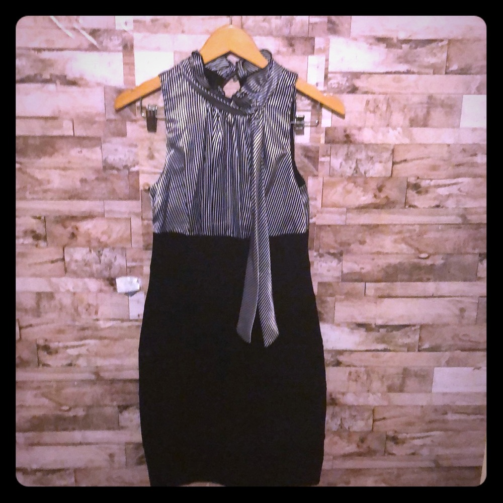 Black and white dress